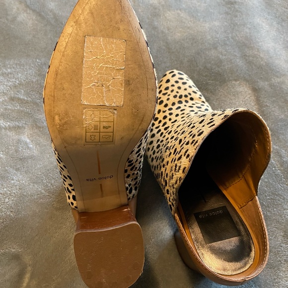 Dolce Vita, size 7.5, leopard mule - Picture 3 of 4